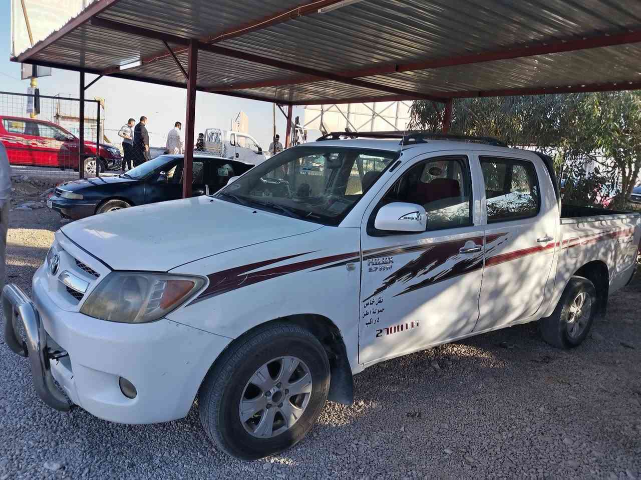 تويتا دبل 2008 مشرع وطني بيها قطعتين محرك مكفول من تنقيص او تبخير حدادية السعر 135
