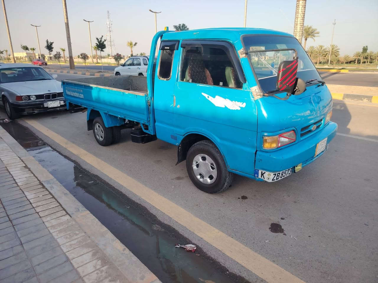 كيا بنكو 96 رقم انبار شاصي مكفول  تحويل مباشر بيها رشات صبغ مصاطر البدي فقط السياره نضيفه حيل داخلها السياره رايدها ب58 وبيها مجال بسيط 
الرقم ***********
