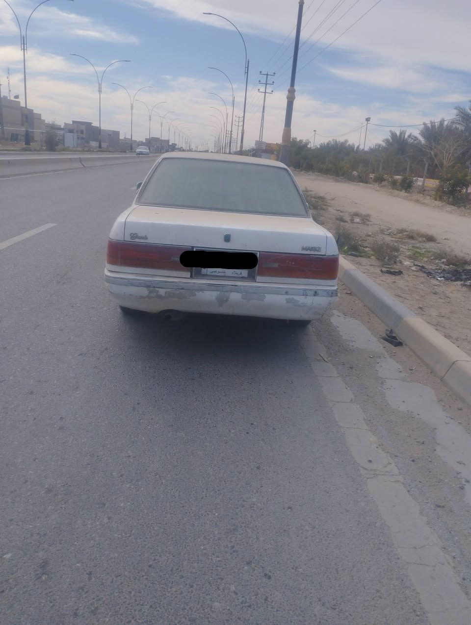 مارك93 رقم كربلاء مكفوله من الكص والنقل  تبريد شغال نقص غاز محرك وكير  نضيفات بيها ضرر جاملغ  الخلف  .السياره صبغها بلاد   . ملاحظه /بيها نضوح من القبق مال مكينه وبيها خياس بلباب الخلف السائق  السعر 53وبيها مجال قليل رقم الهاتف ***********
