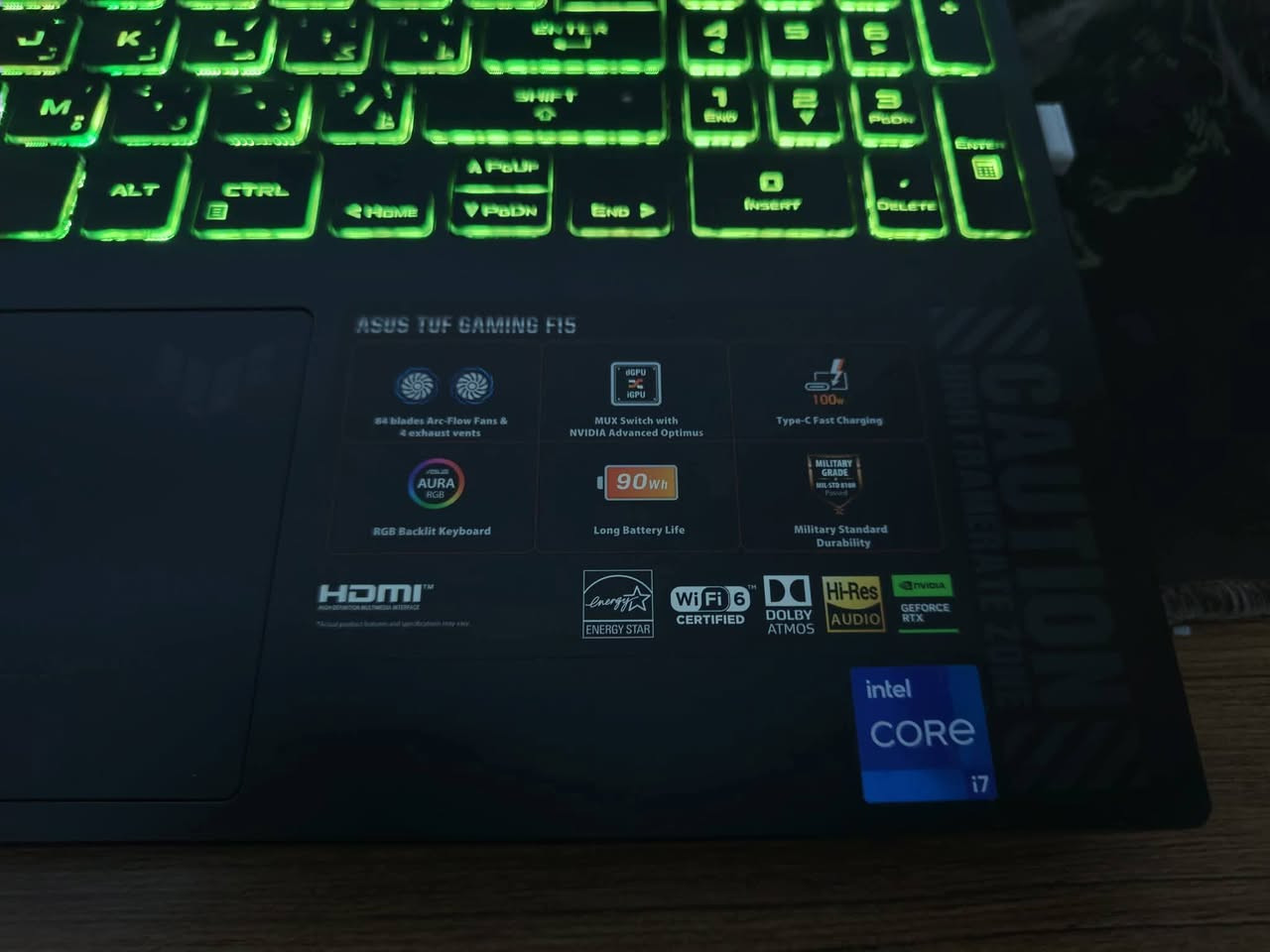 لابتوب للبيع
asus tuf gaming f15

​المعالج: cor i7_13620 h

​كرت الشاشة: RTX 4060 8g (140w)

​الذاكرة: 5200 /  16g ddr5 

​التخزين: 512GB SSD M.2 NVMe 

​الشاشة: 15.6 /  144h / 1920x1080

السعر: (1,400,000 )  كامل الملحقات 

المكان: بابل 

للتواصل:(***********)
