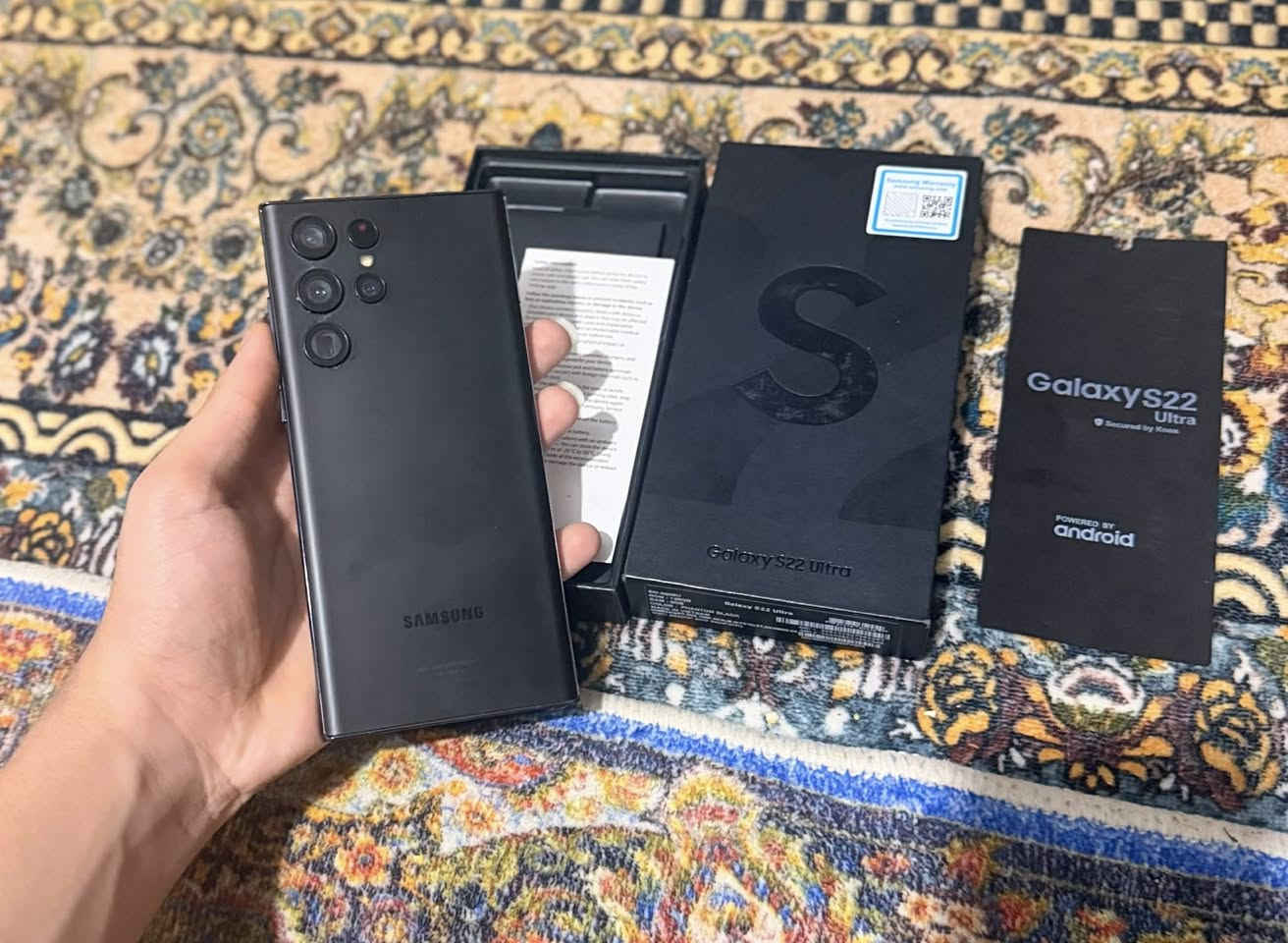 سامسونك S22 ألترا مكفول 128 تك خط معالج سناب دراكون كارتون ويا جهاز كفاله عامه سعر 450 ألف شراي خاص مكان بغداد ***********
