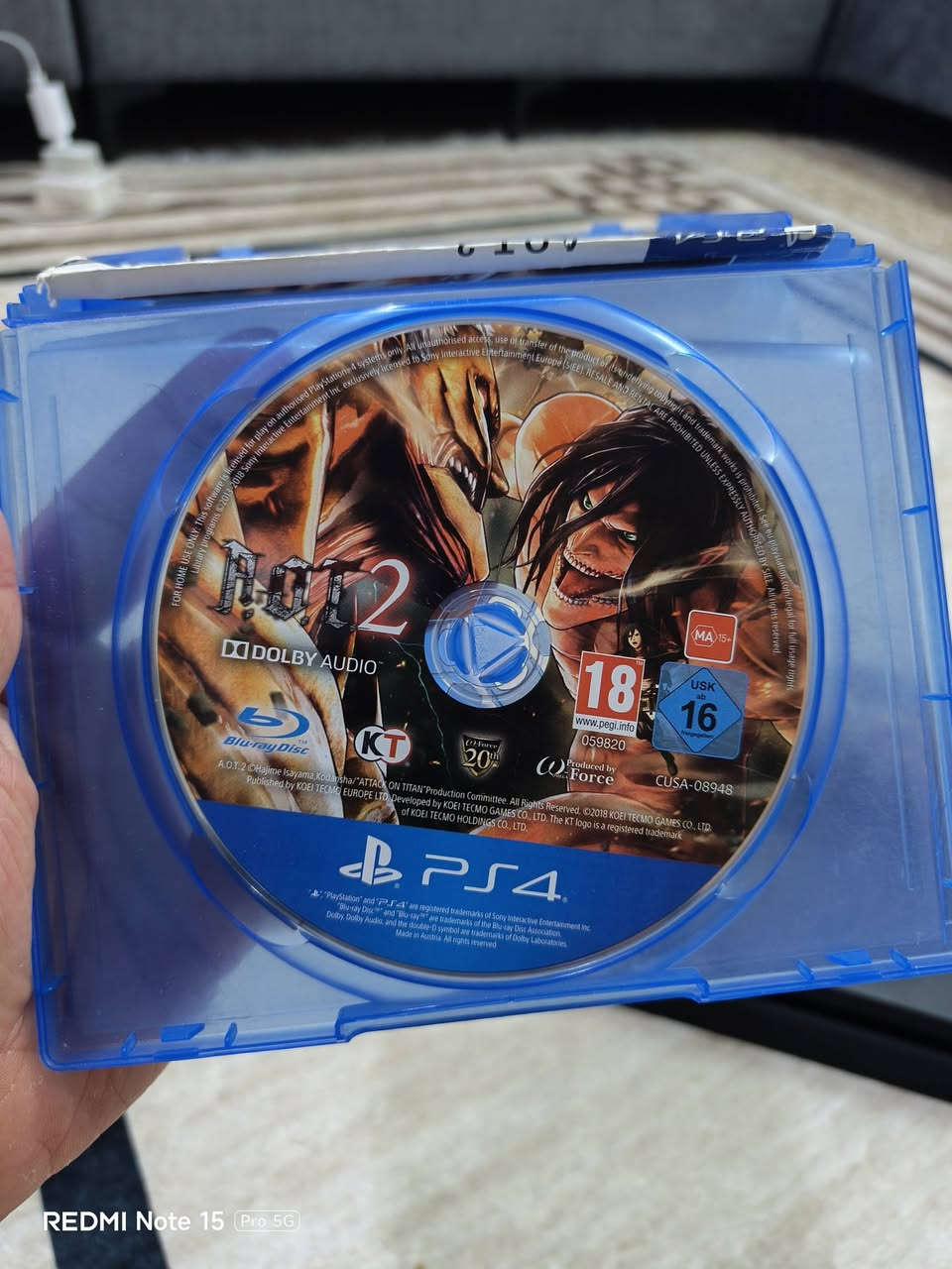 Ps4 سليم للبيع
السلام عليكم ورحمه الله بلي فور سليم للبيع ويا 4 اقراص اونلاين غير مهكر نظام 13.50
1-Rainbow Six Siege
2- god of war3
3- fifa 2018
4- Attack on titan
ويا يدة تجاريه شغالة الجهاز نظيف ومامفتوح ابد ومابي اي نقص مساحة 500گيگا 
السعر 240 وبي مجال بسيط أو مراوس وية اكس بوكس ون اس واحد تيرا فقط 
مكاني كركوك دوميز ماعندي توصيل
متواجد على الفيس 
***********
