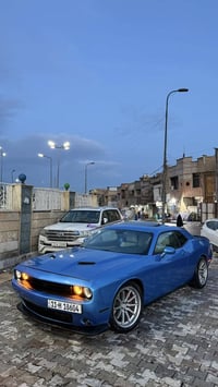 دوج جالنجر 6 سلندر موديل 2018 للبيع فقط رقم بغداد حادثه بنيد فقط قطعه ...