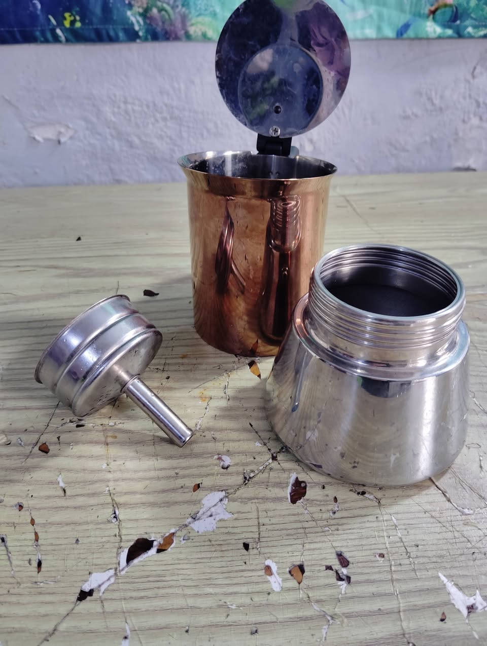 القطعة الأخيرة ..
موكابوت
استيل لونين اخو الجديد
ثلاث فناجين ..
يوجد توصيل للمحافظات ..


**إذا كنت صاحب هذا الإعلان وتريد حذفه لأي سبب، رجاءا أرسل رسالة إلى الدعم الفني**