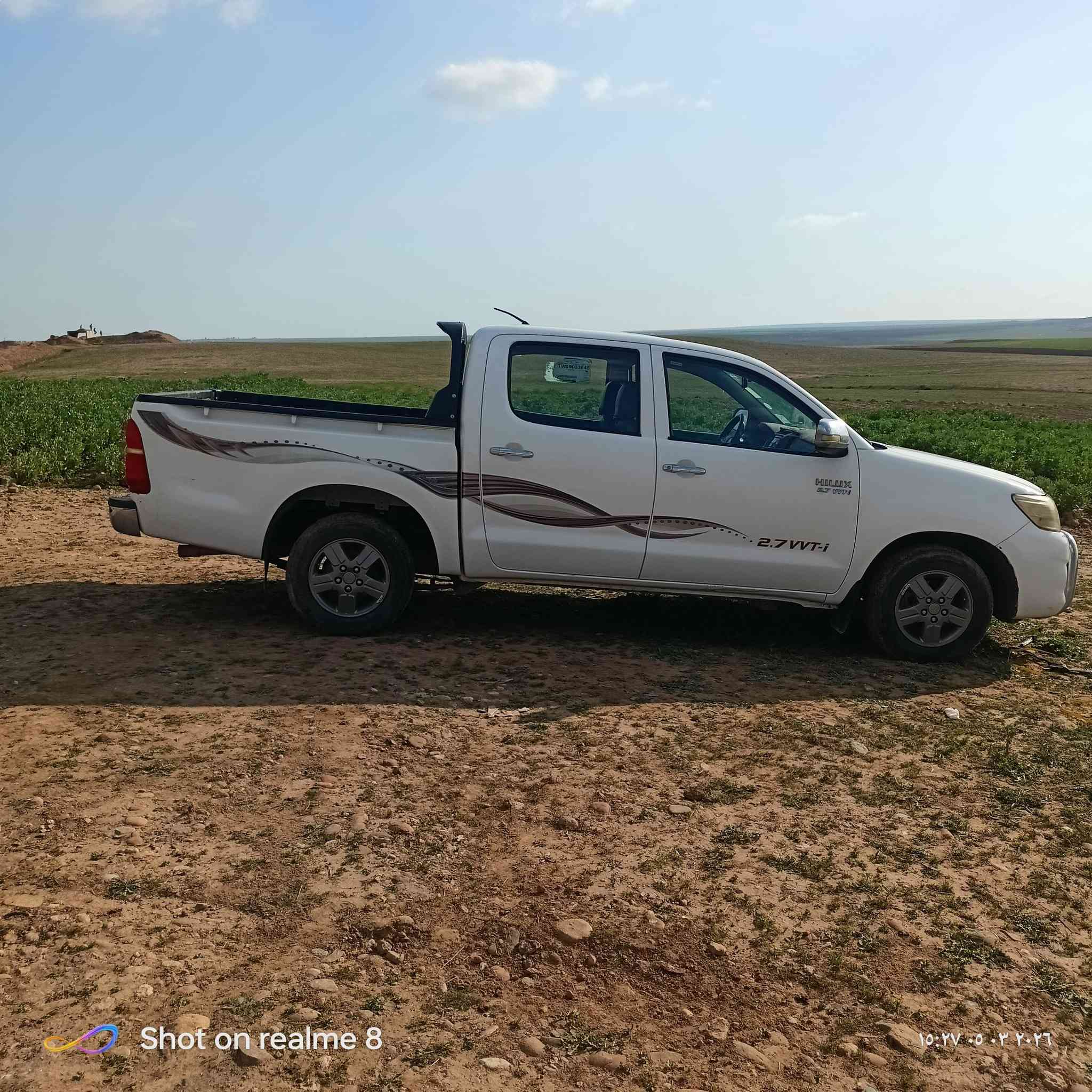 تيوتا هايلوكس ( عذاري)  2013  شاصي 12 ما بيها اي صبغ مكفوله كفاله عامه  ***********
