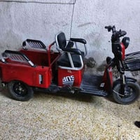 دراجة ثلاثيه للبيع بلاديه بطارياتها خير من الله بيها بس نقوصات قليله ك...