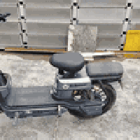 دراجة شحن • عطل كهربائي • بطاريات نص عمر