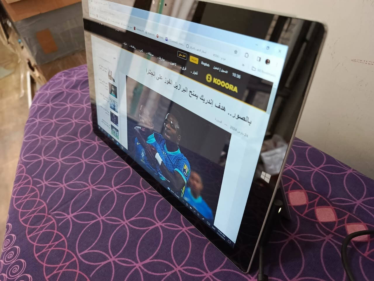 السلام عليكم اخوان توجد لابتوب & تاب microsft surface pro3 الغنية عن التعريف
المواصفات( اخوان المهتم يتواصل عل الواتيس لان ماعندي وقت للتعليق ويتدلل)
- المعالج COR i5 السريع جدا الجيلth4
- مع كارت الشاشة انتلINTEL HD
- ( 2336x1440 ) ( HD Display with LED 12.6 2K
- الهارد 128 كيكا ssd samsung
- ممكن اضافة رام خارجي لغاية 500كيكا
الرام كيكا 4 DDR4جيجا
CAM Hd -BT – امكانية ربط HDMI ....الخ
- البطارية ممتازة جدا
-اداء خرافي الجهاز جاي من امريكا (باله) ....
فقط توجد ضربة على الحافة العلوية اليسرى للشاشة والفطر غير موثر تماما عل الاداء قمت بايقاف اللمس وتعمل على الماوس الوايرلس بسلاسة عالية
- بدون الشاحن
ماوس وايرلس ويندوز 10 برو اصلي مفعل من مايكرسوفت + برامج مفعلة ينفع كثيرا للدراسة والتصفح
- سعر المطلوب 75 الف فقط ما يسوة الحجي
نهائي بدون عملة اللي يفيدة الجهاز بهذا السعر
وشكرا *********** واتس ايضا
