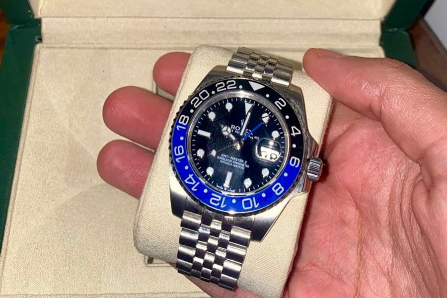 Super clone rolex gmt batman 
Jubilee bracelet 

#watch #rolex #menswear #qirat


**إذا كنت صاحب هذا الإعلان وتريد حذفه لأي سبب، رجاءا أرسل رسالة إلى الدعم الفني**