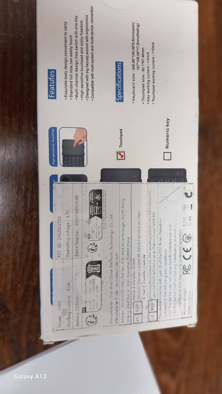 السلام عليكم للبيع كيبورد شحن دفتري


**إذا كنت صاحب هذا الإعلان وتريد حذفه لأي سبب، رجاءا أرسل رسالة إلى الدعم الفني**