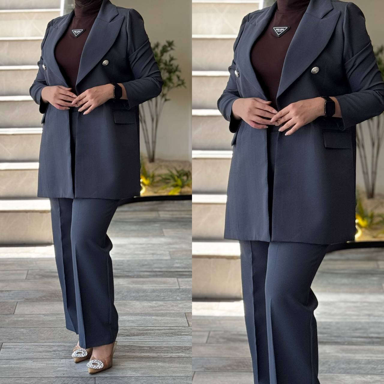 #متوفر
طقم قطعتين 
ستره طويل + بنطرون 
نوع القماش //  دابل ايطالي  
المقاسات // 46 - 48 - 50 -52 - 54 -56
السعر // 50 الف
طول الستره 85  سم ✨
متوفر ب 4 الالوان #لايك


**إذا كنت صاحب هذا الإعلان وتريد حذفه لأي سبب، رجاءا أرسل رسالة إلى الدعم الفني**