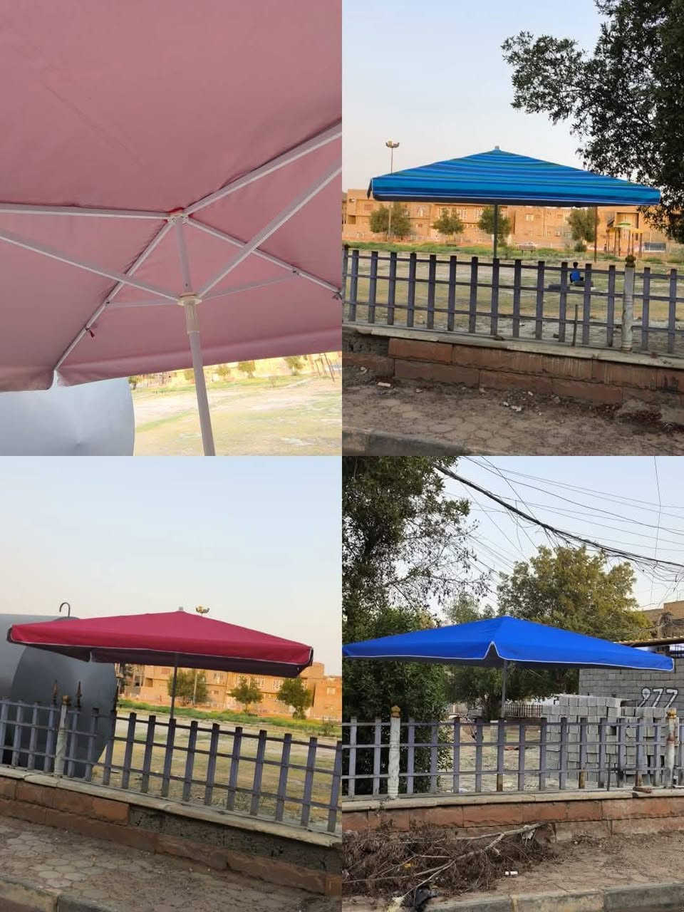 مضلات شمسيه للبيع تسكام عراقيه درجة الاوله تصلح للمواكب وحدائق وبسطيات جمله ومفرد  يوجد خدمة التوصيل عنوان الكوت الزهراء خلف كراج بغداد
***********
