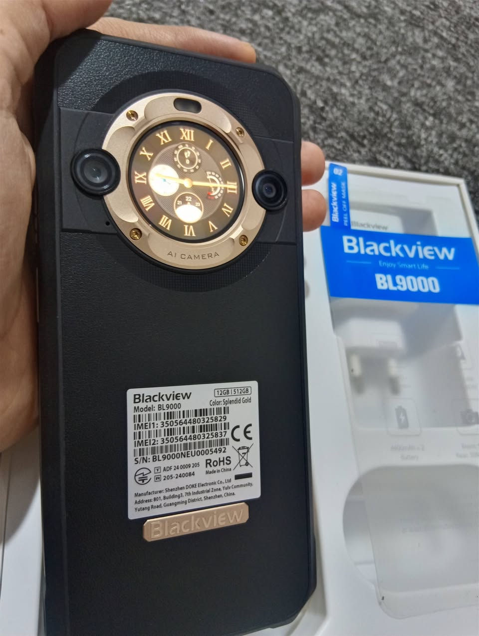 موبايل بلاك فيو بهاذ الجمال والاناقة
Blackview bl9000 5G
ذاكرة 512 ورام 24
بطارية 8800
شاشة ثانوية بالظهر✅
معالج دايمنسيتي 8020 وشاشة 120 هيرتز


**إذا كنت صاحب هذا الإعلان وتريد حذفه لأي سبب، رجاءا أرسل رسالة إلى الدعم الفني**