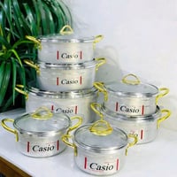 كاسيو أصلي • غير لاصق بدون زيت • ٧ قطع