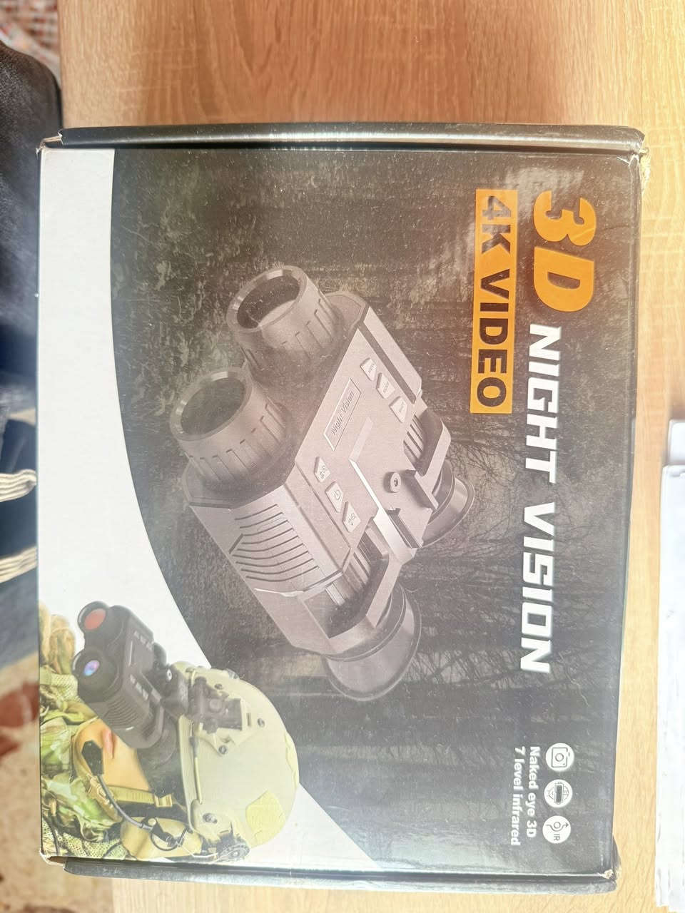 السلام عليكم
ناظور نايت فجن ليلي نهاري
يستخدم للمراقبة او الصيد
نضام IR (7) درجات جديد لوك
رؤية 3 ألوان اخضر وبنفسجي وابيض
نضام شاشة الحديث مدا يعبر 500 متر
كامل ملحقات ياخذ رام ويسجل فديو وصورة وصوت
سعرة 175 وبي مجال للطيبين وبالخدمة❤️


**إذا كنت صاحب هذا الإعلان وتريد حذفه لأي سبب، رجاءا أرسل رسالة إلى الدعم الفني**