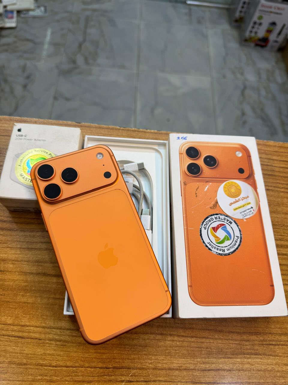 17 برو ماكس 256 ذاكرة
ابو الشريحة
بطارية 100‎%
نضافة 100‎%‎
شرق اوسط ابو الشريحة
ضمان ماستر 
اول ما نزل اشتريتة
كامل ملحقات الاصلية 
شركة ماستر 
بيه ضمان سنتين
استخدام قليل 
السعر مناسب 
***********
العنوان:
القطاع – شارع المدارس – مقابل مدرسة الأندلس
مركز الشمس 2
