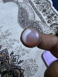 خاتم يماني اصلي مصور هلال صياغه ثقيله يدويه سعره 150 قفل  07700541862