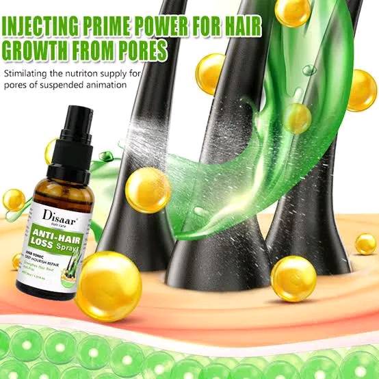 😍 بخاخ ديسار Disaar 💧

- إيقاف التساقط وتحفيز النمو من الجذور 💪
- إنبات الفراغات بفضل الزنجبيل والجينسينج 🌿
- ترطيب وإصلاح للشعر التالف 💫
- جذور أقوى وشعر صحي 😊
- مناسب للرجال والنساء 💇‍♂️
- حجم 30 مل للاستخدام اليومي 📦

#بخاخ_شعر #تساقط #العراق #تسوق_اونلاين #شعر