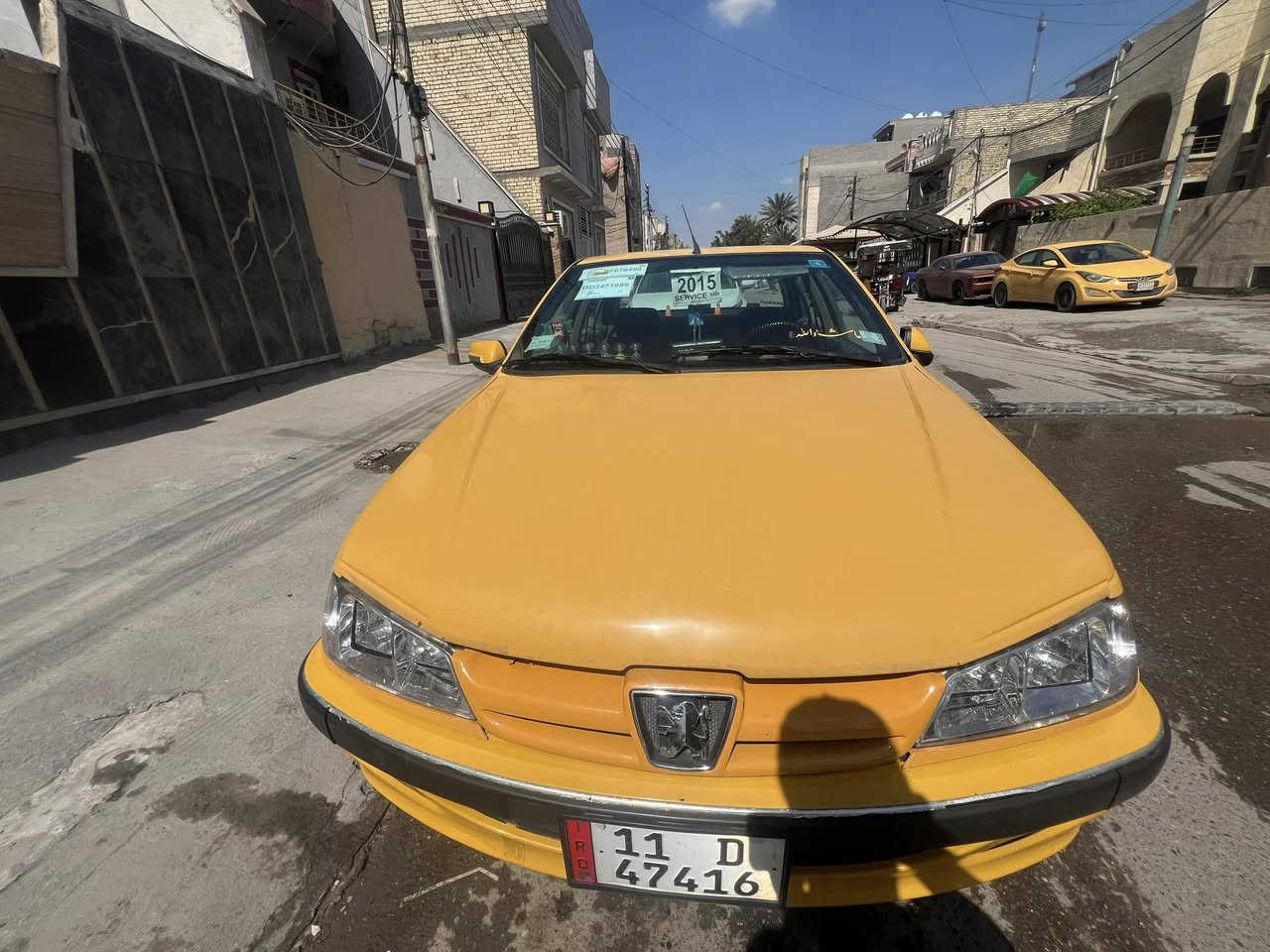 السلام عليكم بيجو بارص 2015  بسمي تحويل ثاني يوم بيها بنيد مصبوغ والجاملغ الايمن الامامي بي شبر بارد  فقط السعر 45 وبيها مجال سياره مابيه نقص كبل للشغل المكان بغداد البلديات حي تجار  
الاستفسار الاتصال :***********
وتساب:***********
