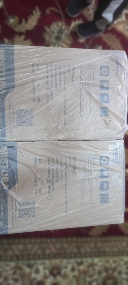 زوج سماعة للبيع مستوبي جديد غير مستعمل بلكارتو يصلح للجوامع ة الحسينيات و الكافيهات


**إذا كنت صاحب هذا الإعلان وتريد حذفه لأي سبب، رجاءا أرسل رسالة إلى الدعم الفني**