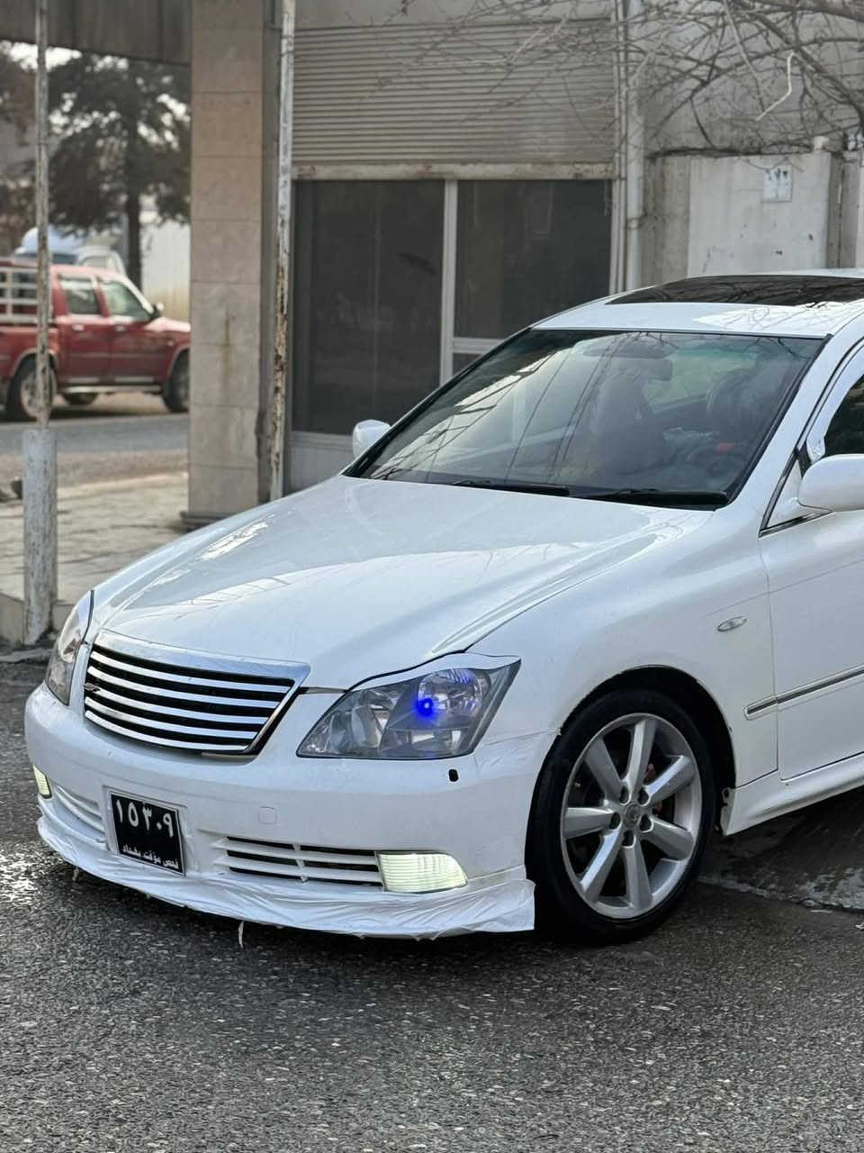 سەرەتا بەناوی خودای گەورە
TOYOTA CROWN شاهینە 
GRS 182 
براوە براوە براوە 
فولە سەیارەکە 
جڵد و هیتەر 
سڵاید 
ویل دینگە 
ناو رەشی ساج رەش 
مەجموعە لێگزیز 
پێش و پشت Tom´s 
عەتەلی TRD 
سەیارەکە فول موسەفاتە جڵد و هیتەر سڵاید شاشەو بەسمە مەجموعە لێگزیز ویل دینگە پێش و پشت Tom´s سەیارەکە بێی تەقەو رەقەیەو دەعم و لێدراوی نیە سەقفی بەشەرتی بۆیاغە کەڤەر گۆراو نیە سەیارەکە زۆر جوانەو مەسرەفیش بەس سیمی سڵایدی ئەوێی ماباقی بێی کێشەیە 
0750 151 0169 
نامە بنێرن یان تێل بکەن 
شوێن رانیە چوارقورنە
