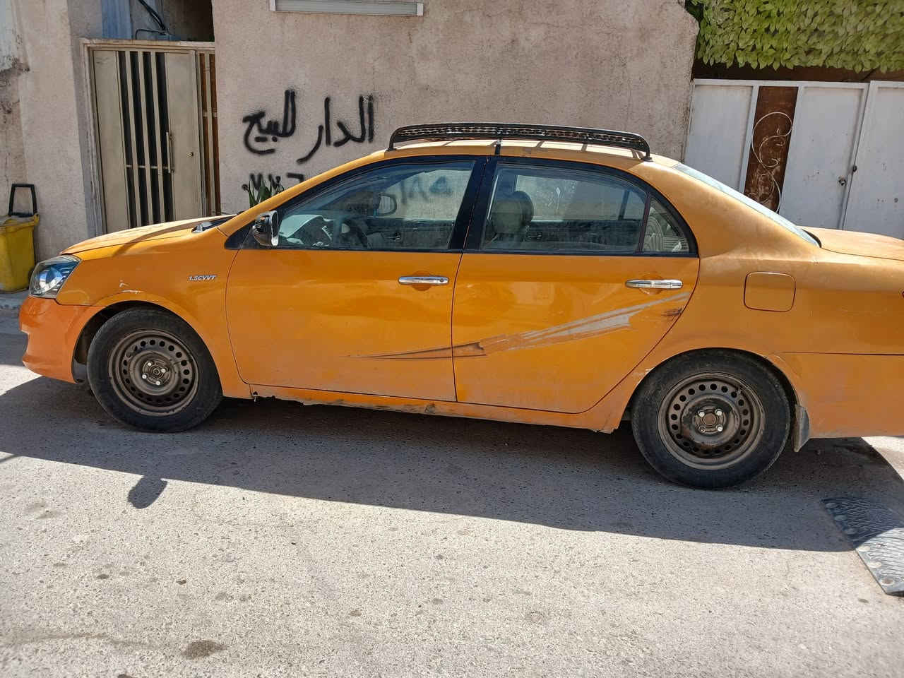 السلام عليكم
جيلي موبل ١٢. بغداد ألماني مكفولة من الضربة كير محرك ومحرك كورلا يارس ١٦٠٠ محرك جديد شرط التحويل السعر ٣٥ مكاني بغداد 
***********
