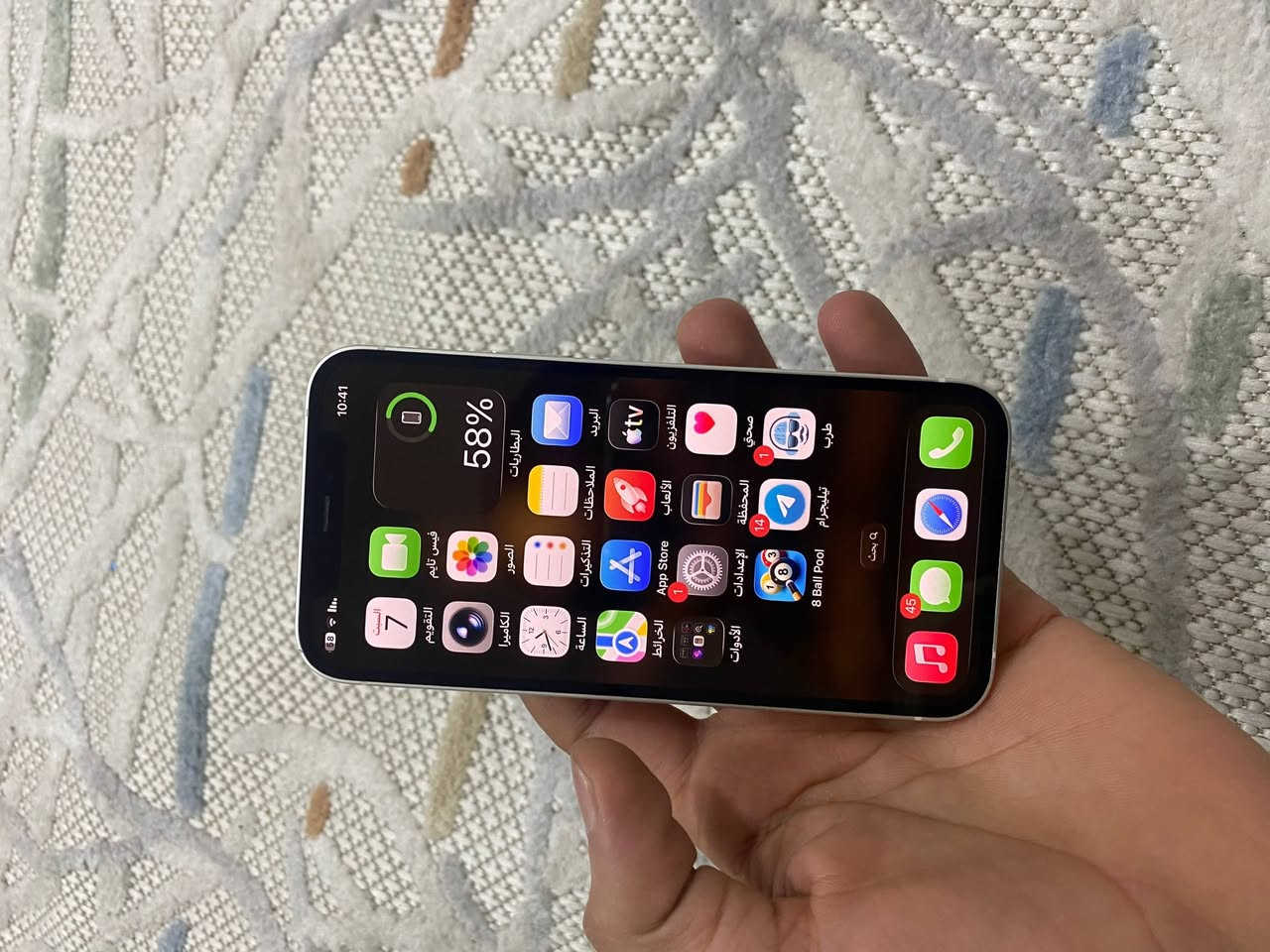 آيفون 12 عادي
ذاكره64
بطاريه 84
أمريكي 
ما امبدل بي شي 
السعر 285
***********
