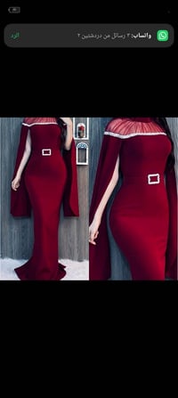 فستان ماروني سعره20 الف وقياس 40 ملبوس مره وحده
