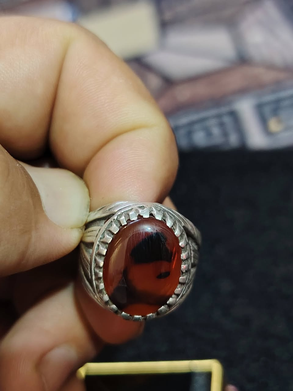 السلام عليكم اخوان محبس عقيق يماني مصور طبيعي صورة سيد محمد الصدر (قدس الله سره) للبيع الرقم ***********
