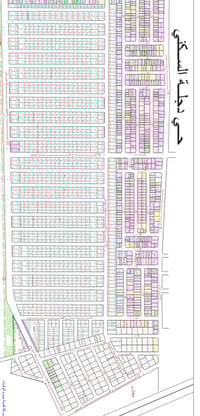 قطعة ارض للبيع مساحة 100 متر واجهة 8متر نزال 12.5متر   الموقع الدورة ح...