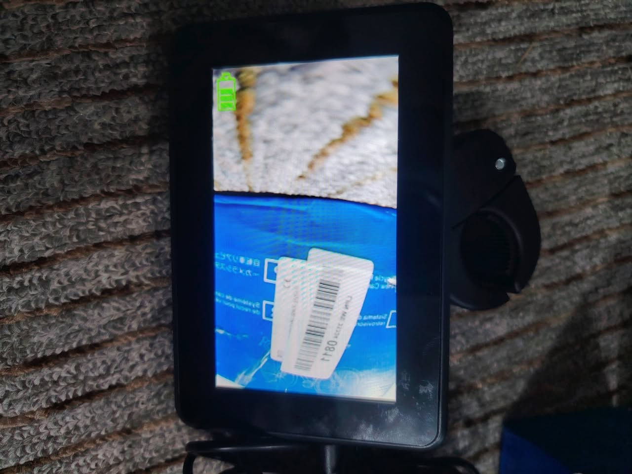 السلام عليكم
كامرة +شاشة  دراجة تصوير ملون كلش واضح غير مستخدمة
شحن ذاتي وتشحن عالجداحة بنفس الوقت
السعر  20 الف  بعقوبة حي المعلمين
***********
