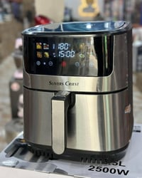 قلاية هوائية سلفر کرست • 12.5 لتر • شاشة ملونة