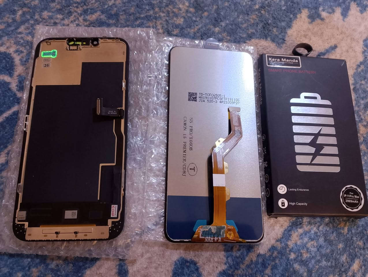 3
شاشه 13 برو ماكس شرط شغاله مفحوصه
شاشه ثانيه ما عرفت يا جهاز
بطاريه 11 برو ماكس ،،،سعرهم كلهم ب 100 قفل قفل قفل


**إذا كنت صاحب هذا الإعلان وتريد حذفه لأي سبب، رجاءا أرسل رسالة إلى الدعم الفني**