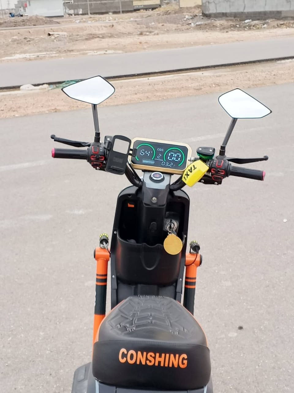 السلام عليكم
دراجة X900 اخت الجديده

موديل 2025 بطاريات 23امبير

المواصفات 

1_بصمه تشغيل عن بعد+ سويچ

2_ بصمة تشغيل باليد تحت الشاشه مثل بصمة السياره 

3_نضام امان في البريك

4_نضام امان P

5_نضام الRالرجوع للخلف 

6_بلوتوث ربط عند التشغيل 

7_ملف 2000 

8_مثبت سرعه 

9_نشرات +لايت عالي ناصي 

10_اشاير

السعر 400 وبيها مجال حق الجيه 
للاستفسار ***********☎️
العنوان البصرة القبله
