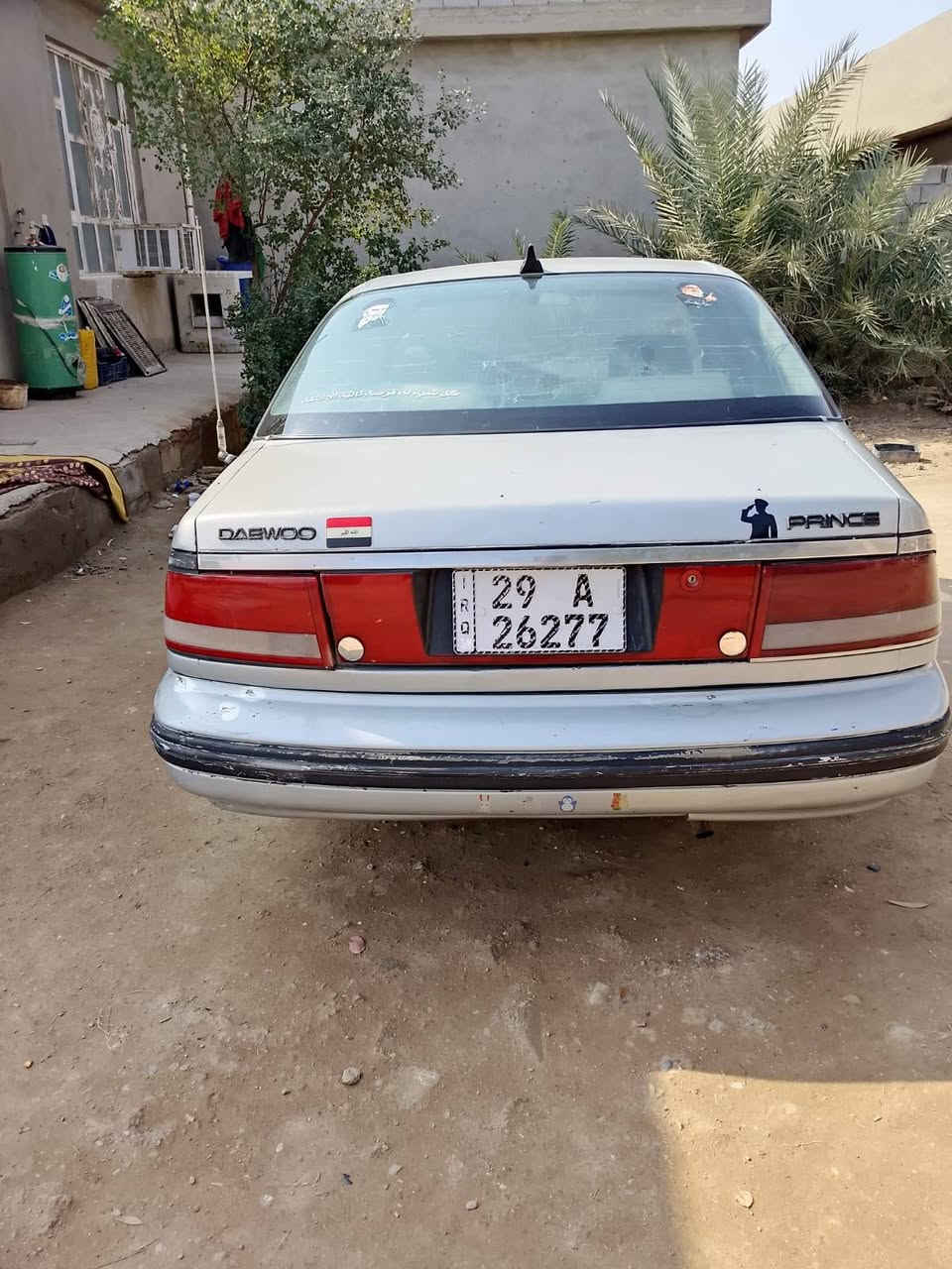 السلام عليكم دايو برنس موديل 95 البيع رقم واسط مشروع وطني السياره باسمي شرط التحويل السعر 26 وبيها مجال مكان السياره بسمايه المدائن سلمان باك ‏‪***********‬‏
