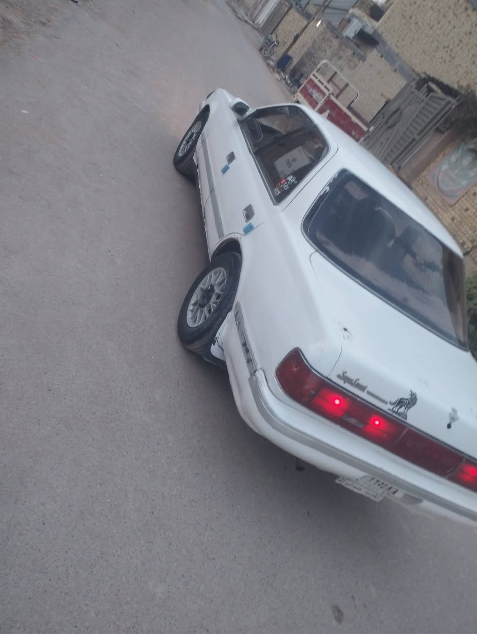 كرسته مسطره 1989 (مكاني-الشطره)
سياره جاهزه مكفوله من العيب الشرعي والكص والنقل والضربه القويه
كير ومكينه ونجي شرط الفحص
حدايه جديده
تخم تاير جديد
باتري جديد
بطاين نظاف كلش
رقم ميسان سنويه ممنتهيه 
السعر 36وبيها مجال***********
