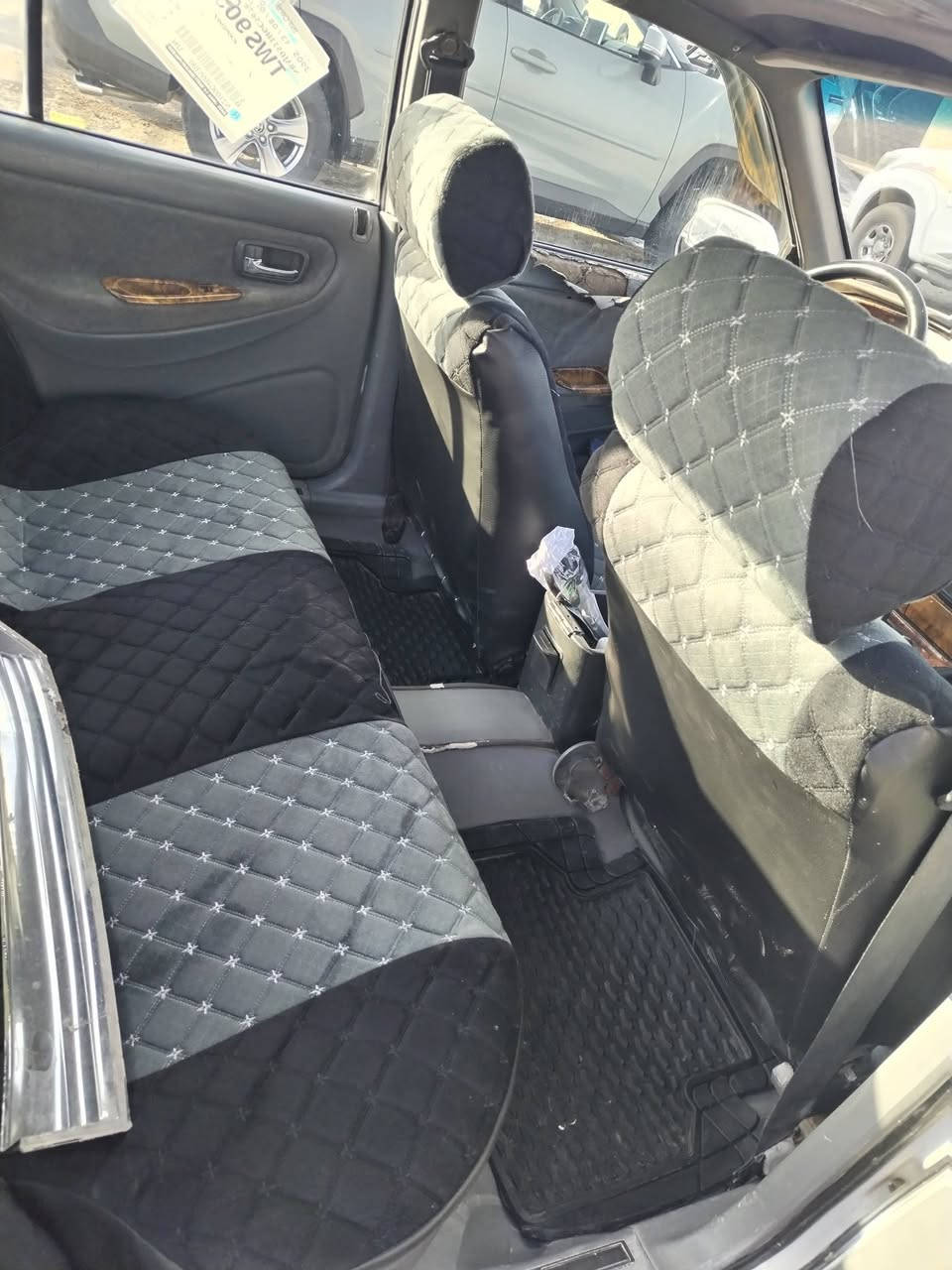 سلام عليكم سياره البيع موديل 97 معمره جديد تخم تاير مدوشمه جديد داخله صاج كير وتماتيك محركه وكير مكفولات  رقم الماني بغداد مكاني الفلوجه نساف رقم تصال ***********
