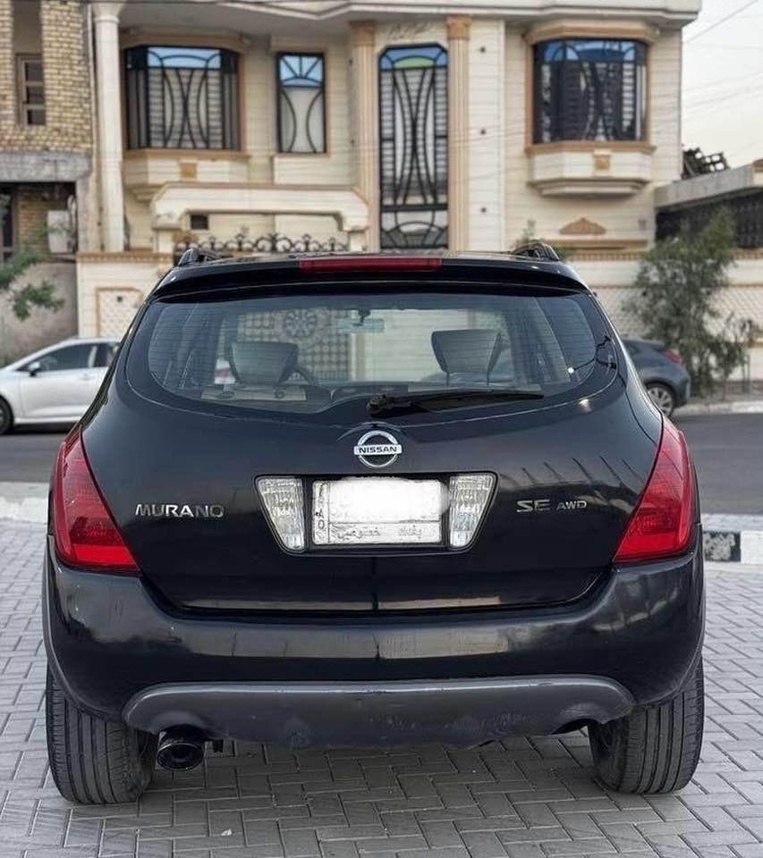 السلام عليكم نيسان مورانو 2005 وارد يابان  سيارة بلادية  كفالة من ضربة قوية والشاصي بيها صبغ قطع ابيع حزام مكينة 3500  مكينة كير بلاد تبريد شغال   حدادة صدر كامل مبدل وعندي دبلات جدد ما شادهن وماشات رقم بغداد الماني السيارة موجودة بالبصرة وابو السنوية سكنه بغداد ابيع شرط التحويل ما تحول ما ابيع  السعر 70 وبيه مجال للشراي ***********
