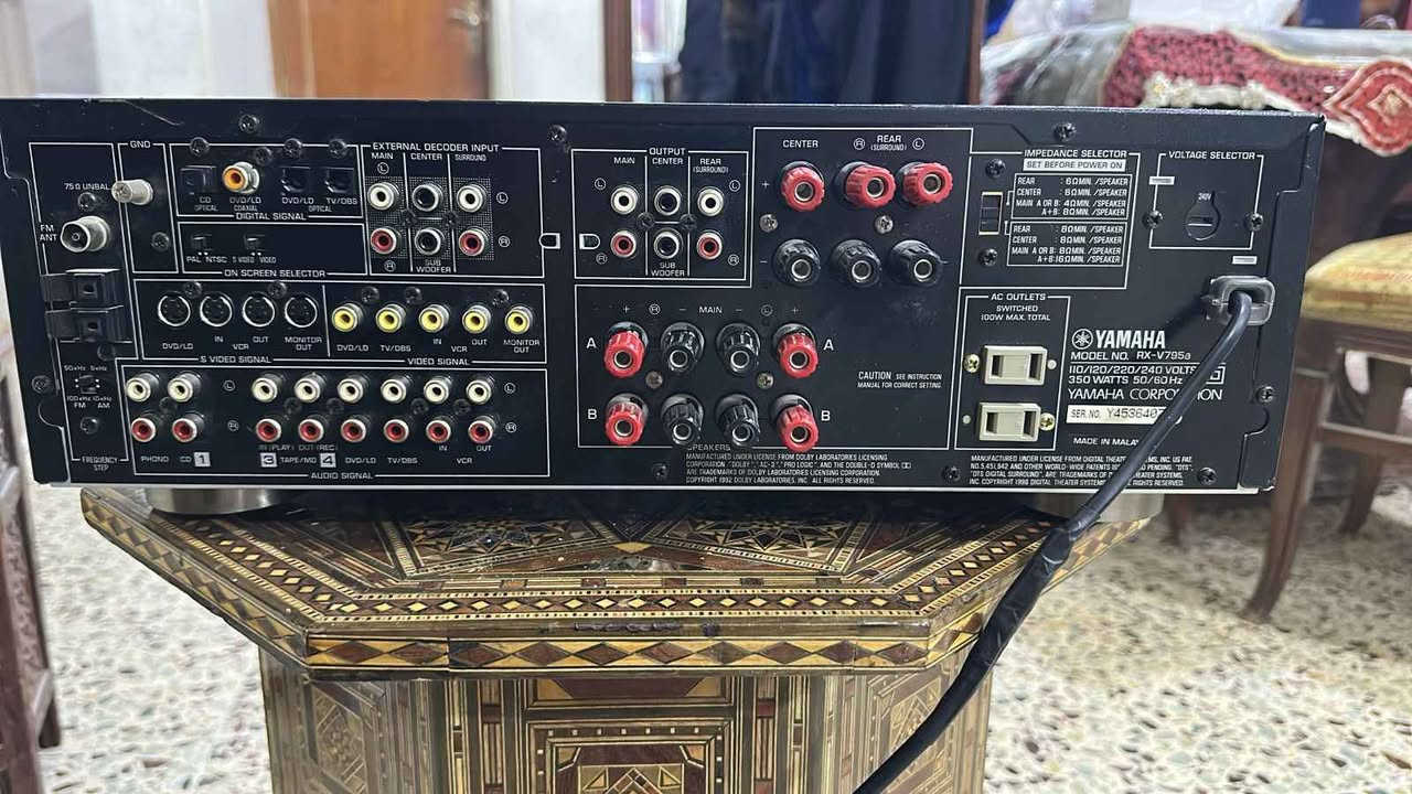 مضخم ياماها  ماليزي كهرباء 220  /  350 واط. نظام مسرحي  موديل  RX_V795a بغداد, العراق


**إذا كنت صاحب هذا الإعلان وتريد حذفه لأي سبب، رجاءا أرسل رسالة إلى الدعم الفني**