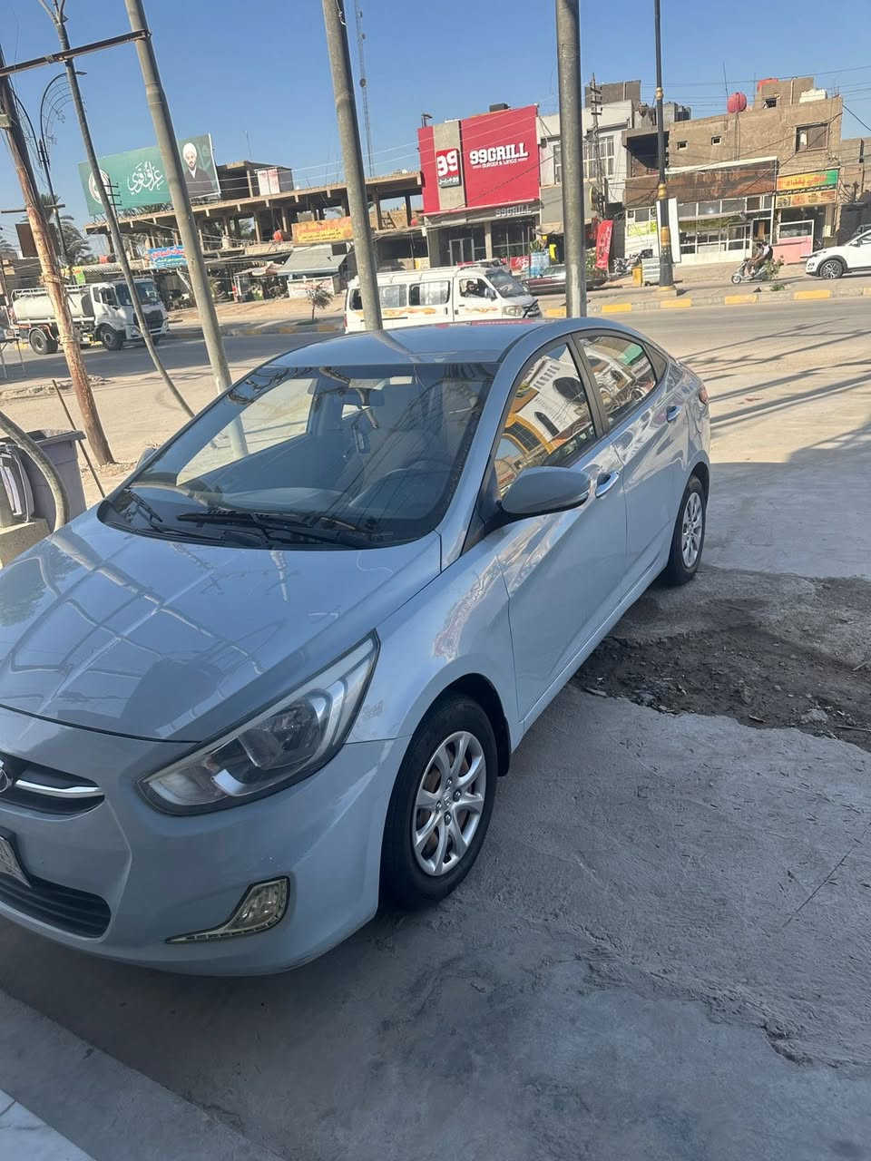 اكسنت خليجي موديل ١٥  
محرك ١٦٠٠بيها قطعتين صبغ وبارد 
ماشيه ٥٢ حقيقي سعرها ٨٧     
اي استفسار ***********
