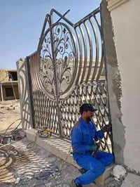 نعمل عله طلب الزبون وبنواع الحديد حسب التفاق وحديد التركي و الروسي و ا...