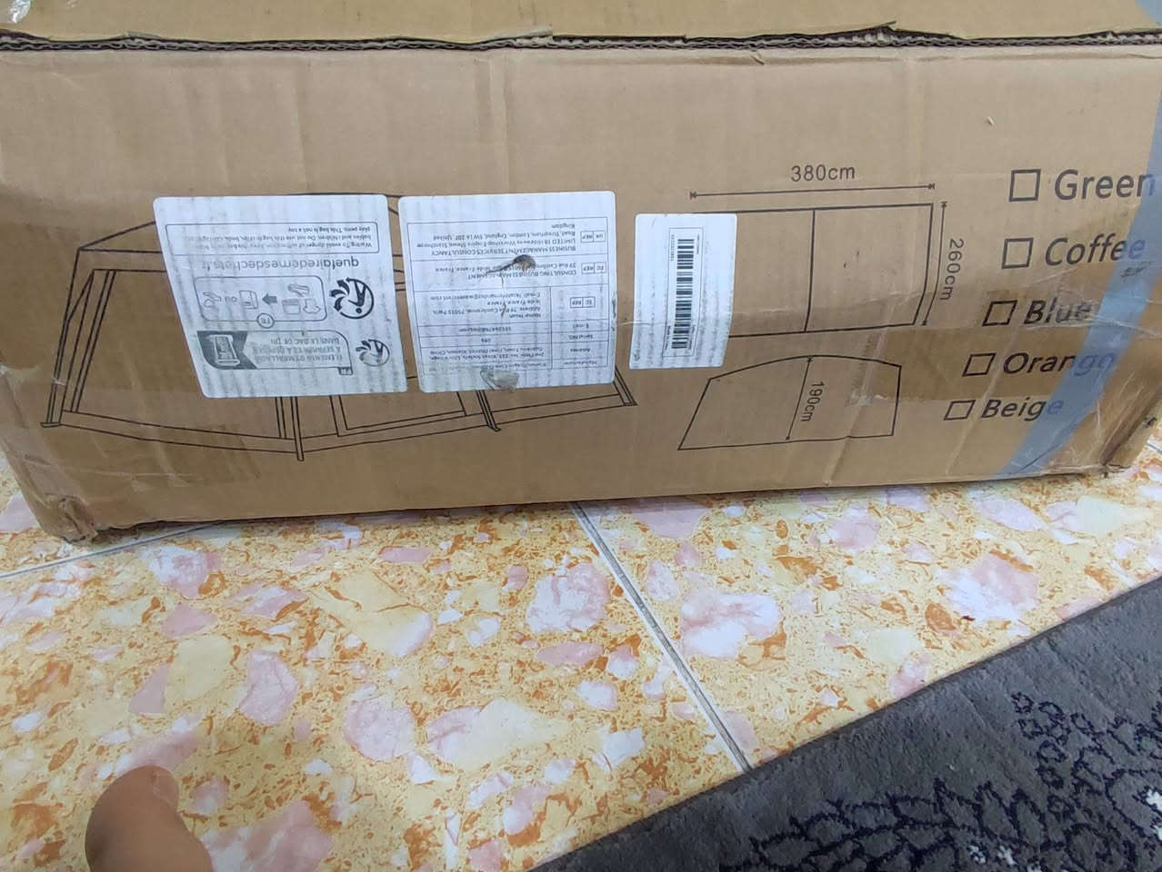 السلام عليكم خيمه للبيع القياسات كدامكم السعر يجي خاص


**إذا كنت صاحب هذا الإعلان وتريد حذفه لأي سبب، رجاءا أرسل رسالة إلى الدعم الفني**