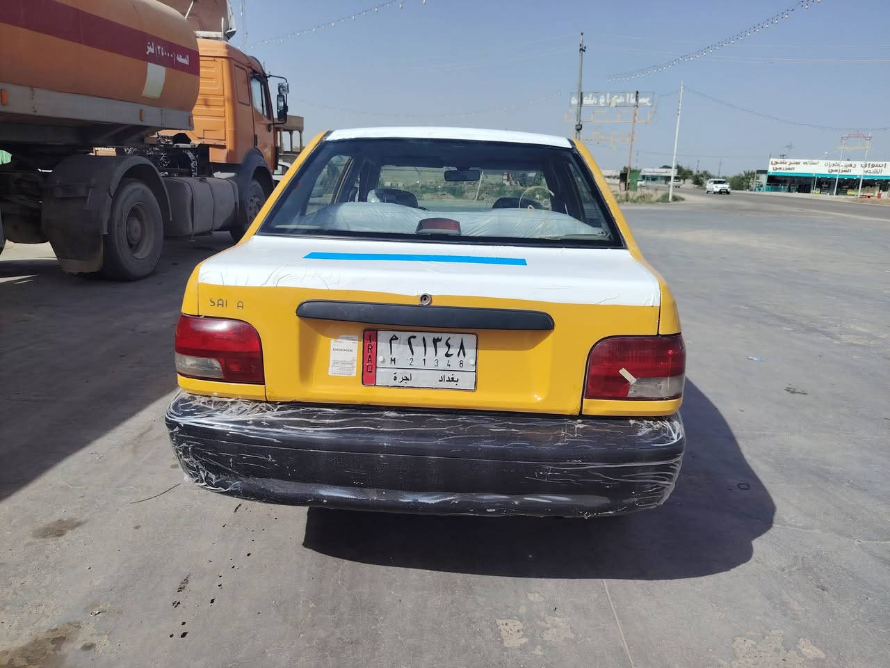 سلام عليكم للبيع سايبه مديل 15مكينه وكير حاويه تخم تاير حداديه جديده كهربايات شغاله السعر 17مكاني نجف مناذره ***********
