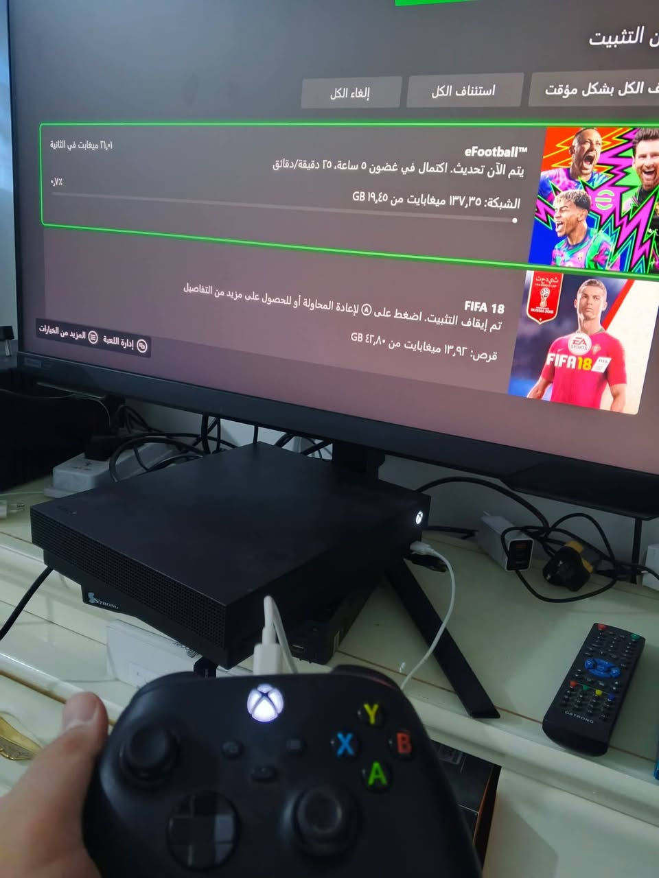 اكس بوكس ون اكس Xbox One X نظيف جدا نسبة نظافة عالية 95% استعمال شخصي لا مفتوح ولا مصلح ولا شايف الصيانة يجي وياه الجويستك الأصلي ووايراته وملحقاته كاملة سعره 170 وبي مجال بسيط للشراي


**إذا كنت صاحب هذا الإعلان وتريد حذفه لأي سبب، رجاءا أرسل رسالة إلى الدعم الفني**