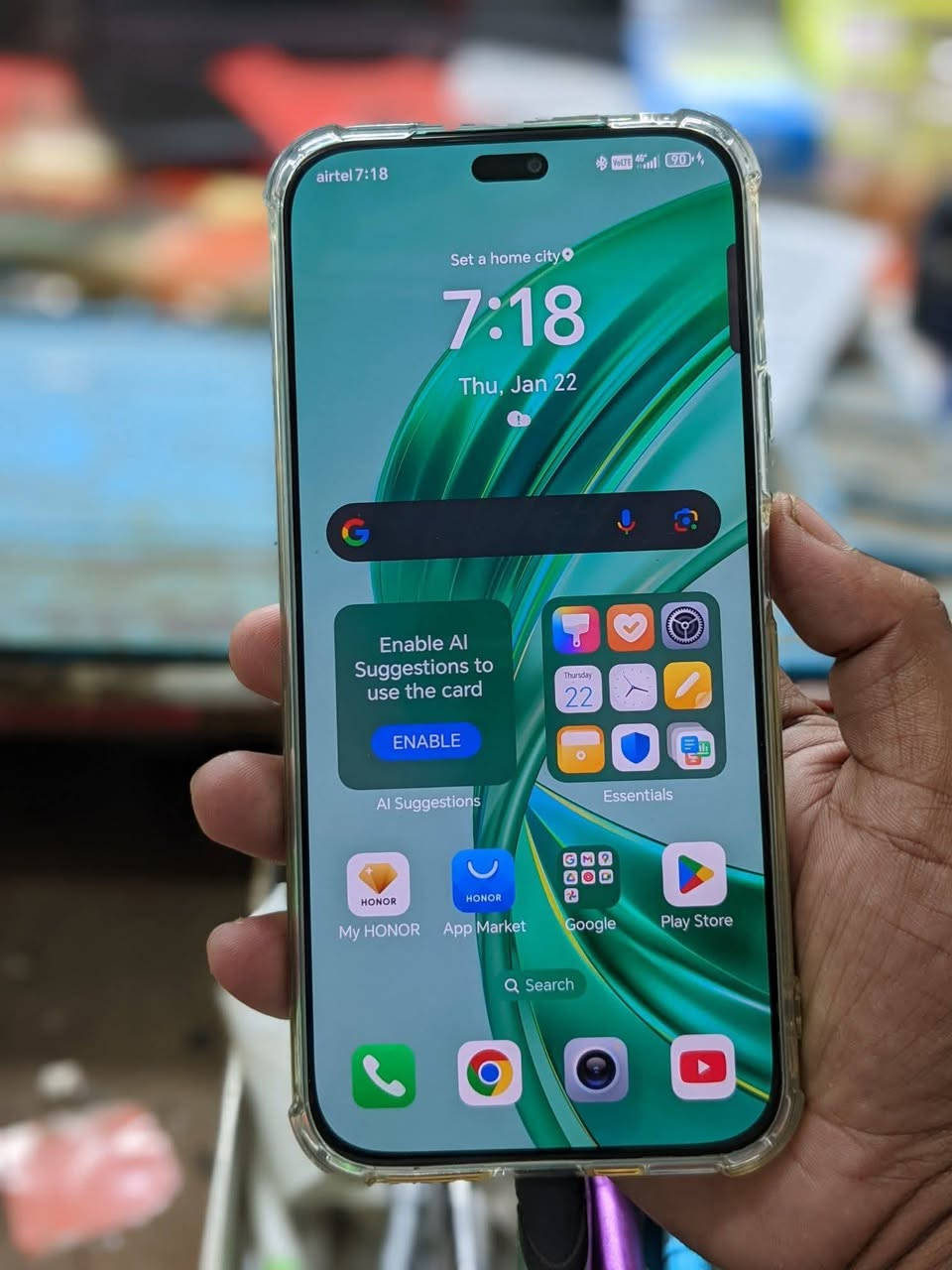 ‏HONOR X8B هاتف هــونــر مراوس فقطططط
: قيـاس 6.7 بـدقـة AMOLED تـردد 90Hz
 : خلفيـة ثـلاثيـة 108+5+2 أمـاميـة 50
: ذاكـرة 512 جيجابايت عشـوائية 12 جيجابايت 
‏: SNAPDRAGON 680 4G ثمـانـي النـواة 6 نـانـومتـر
 : 4500 مللـي أمبيـر تـدعـم الشحـن السـريـع بقـوه 35 واط 
‏: ANDROID 13 واجهـة MAGICOS 7.2
: شـاشـة عمـلاقـة تغطي معظـم واجهـة الهـاتـف بـلا حـواف  
تصميـم مميـز جـداً  كـاميـرا بـدقـة FHD  
وزن الهـاتـف خفيف جـداً 
 كـاميـرا أمـاميـة بـدقـة عـاليـة مع فلاش LED  معـالـج يقـدم أداء ممتـاز


**إذا كنت صاحب هذا الإعلان وتريد حذفه لأي سبب، رجاءا أرسل رسالة إلى الدعم الفني**