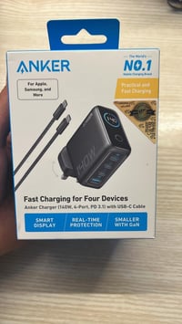 شاحن جديد • مفتوح • ١٤٠ واط