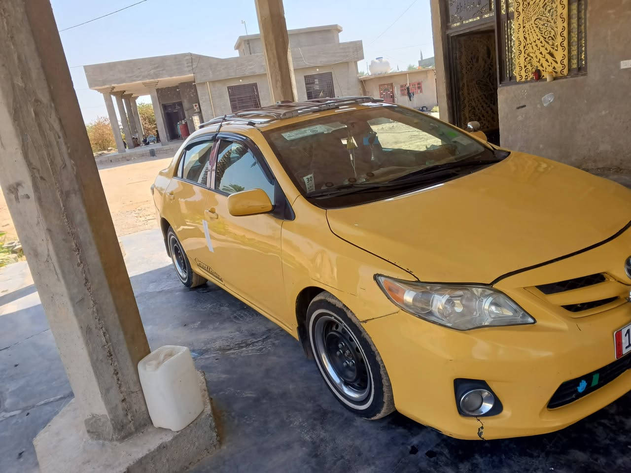 سلام عليكم للبيع او المراوس كورلا 2009 محدث 2013 حادثها الجاملغ الخلفي للسائق محرك وكير خير من الله 
مكانها صلاح الدين الدجيل السعر 95
للتواصل ***********
