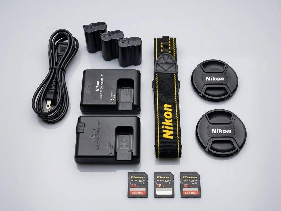 سلام عليكم أخوان كاميرات نيكون  (Nikon (7100 / 7200
شرط النضافة و شغال كل الملحقات مع ملحقات كاملة لكل كاميرا وحد كاميرات مع كارتونة كاميرا نضيفة مع عدسة بلادية و بطارية بلادية ورام بلادية و حزام كتف بلادية و شاحنة و كيبل بلادية لكل كاميرا و ملحقاتها بلادية بالكاملة و يوجد لدينا توصيل من محافظات الشمالية إلى صلاح الدين - سامراء 
للتواصل (***********) الاتصال أو مراسلة الخاص 

 كاميرا نيكون Nikon 7200
كاميرا نيكونNikon 7100
 1- عدسة 105-18
2- عدسة 105-18
بطاريات عدد ثلاثة (3)
شاحنة عدد اثنين (2)
كيبل شاحنة عدد اثنين (2)
حزام كتف عدد اثنين (2) Nikon
رام RAM عدد ثلاثة 
1-رام 16 گيگابايت
2-رام 16 گيگابايت
3- رام 32 گيگابايت 
فلاش Godox
جنطة عدد ثنين لكل كاميرا وحد هيه و أغراضها
كارتون الكاميرا عدد اثنين لكل كاميرا وحد
