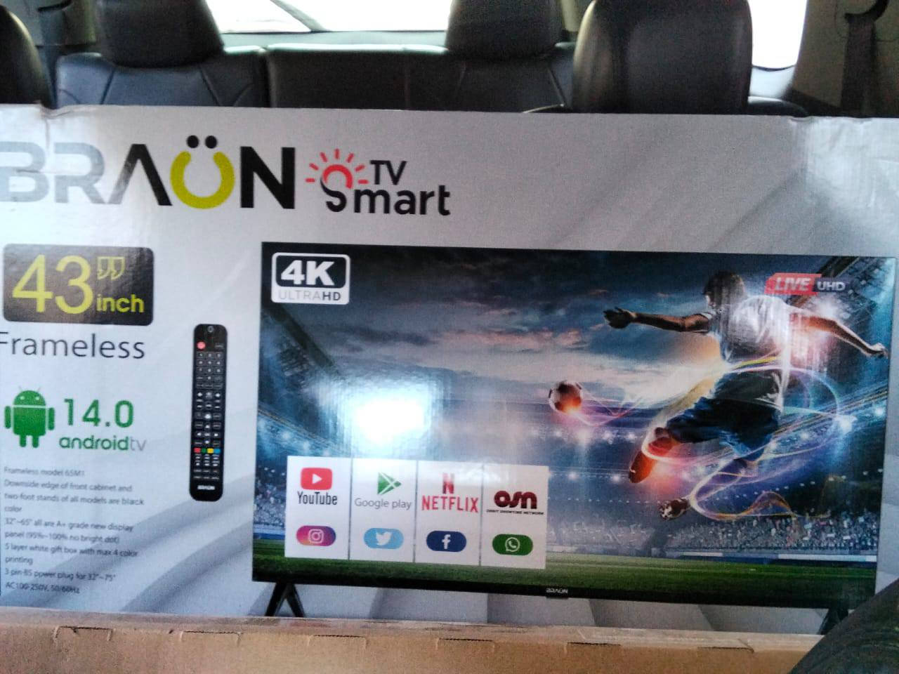 السعر (180  الف وبيه مجال ) جديده غير نستخدمه  فول مواصفات نوعية براون (4k)


**إذا كنت صاحب هذا الإعلان وتريد حذفه لأي سبب، رجاءا أرسل رسالة إلى الدعم الفني**