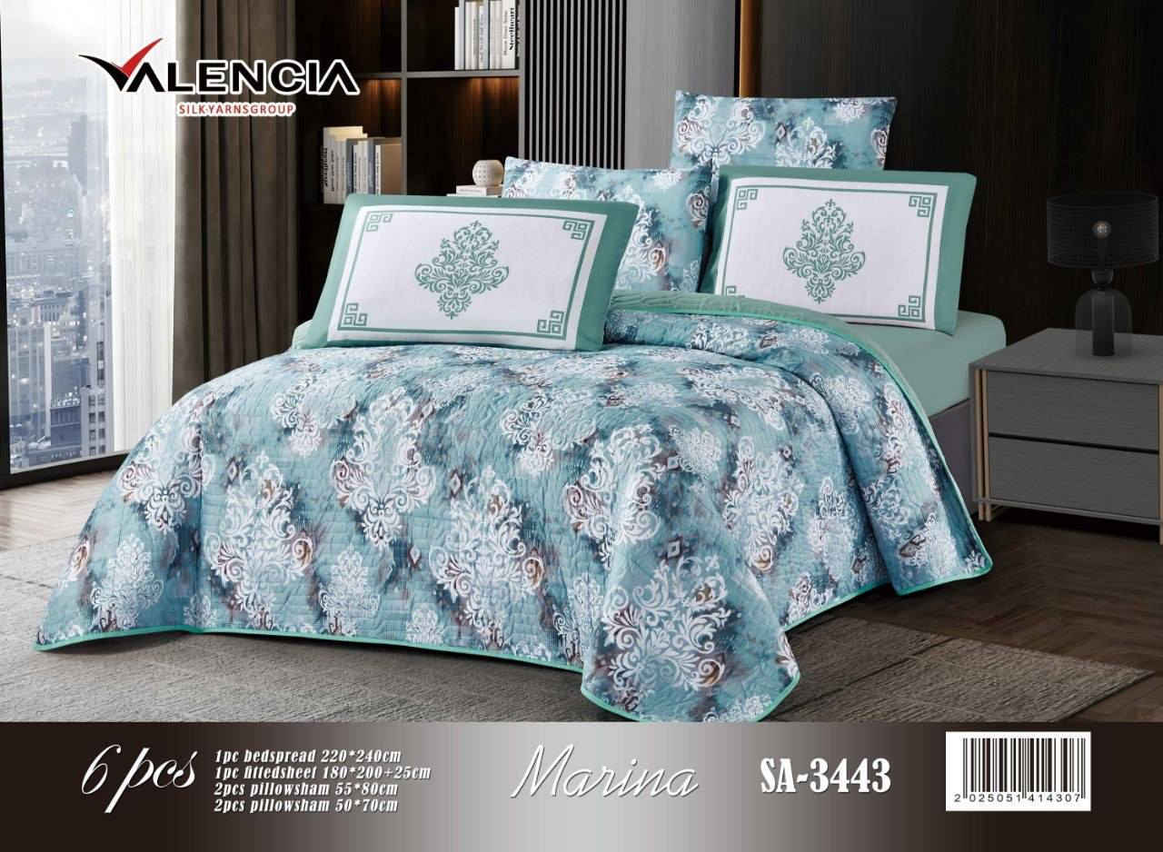 ✨🆕 جديد شركة شركة المنازل قسم المفروشات 🆕✨
من منتجات فالنسيا العالمية

💎 طقم فرشه مقرنصه نفرين 6 قطع – Marina
موديل: SA-3443

🛏️ محتويات الطقم (6 قطع):
✔️ مقرنص نفرين قياس 220×240 سم
✔️ ملاءة سرير قياس 180×200 + 25 سم
✔️ عدد 2 وجه مخدة قياس 55×80 سم
✔️ عدد 2 وجه مخدة قياس 50×70 سم

🌿 ألوان ثابتة لا تتغير
🌿 خياطة متقنة وتشطيب راقي
🌿 مناسب لكل الأذواق الهادئة والكلاسيكية

السعر 31 الف وتوصيل مجاني ✨
📍 متوفر توصيل مجاني في بغداد والمحافظات
📞 للحجز والاستفسار:
***********
